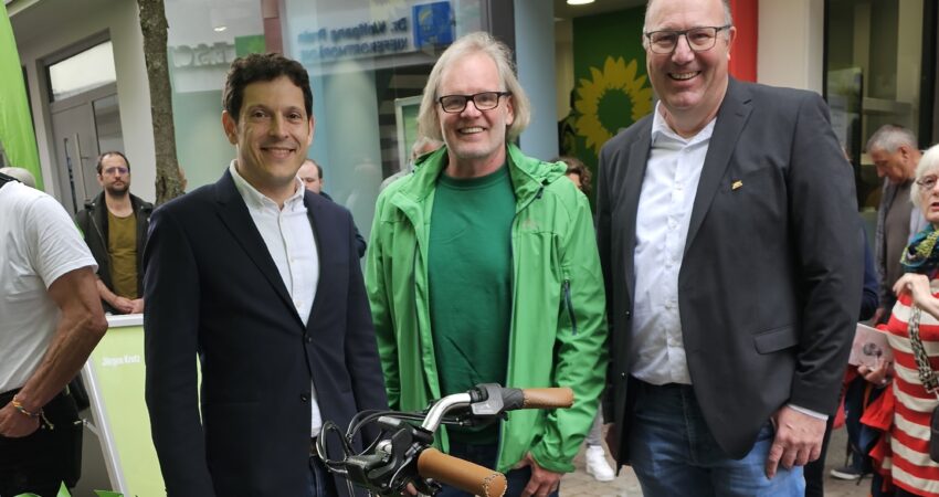 Jürgen Kretz (MdB), Manfred Wolf, Norbert Knopf (MdL)